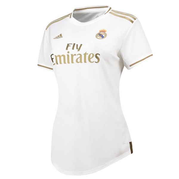 Maillot Football Real Madrid Domicile Femme 2019-20 Blanc